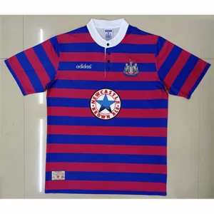 Camiseta de casa retró de Newcastle United 1996/97 - Azul/Rojo
