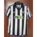 Newcastle United 2000/01 Retro Heimtrikot - Schwarz/Weiß