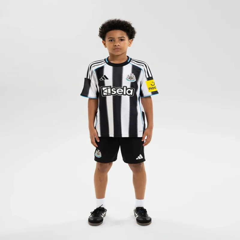 Newcastle United Bambini 2025/26 Maglia di casa - Nero/Bianco