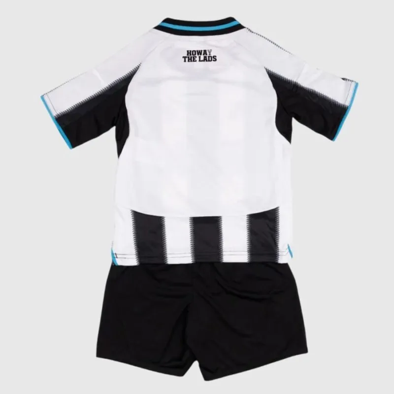Newcastle United Enfants 2025/26 Kit domicile - Noir/Blanc