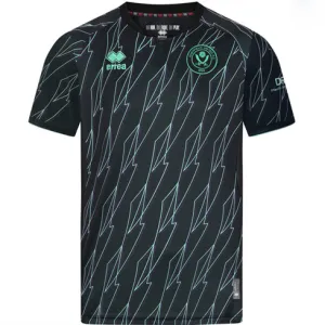 La maglia di trasferta di Sheffield nel 2024/25 - Nera