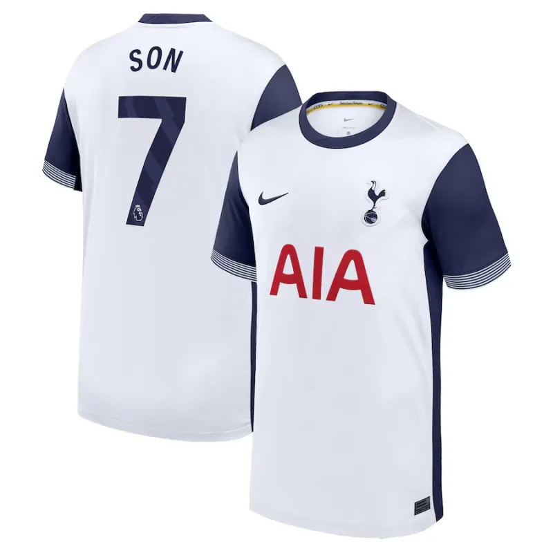 Camiseta de campo para niños de Tottenham Hotspur 2024/25 de Son - Blanca