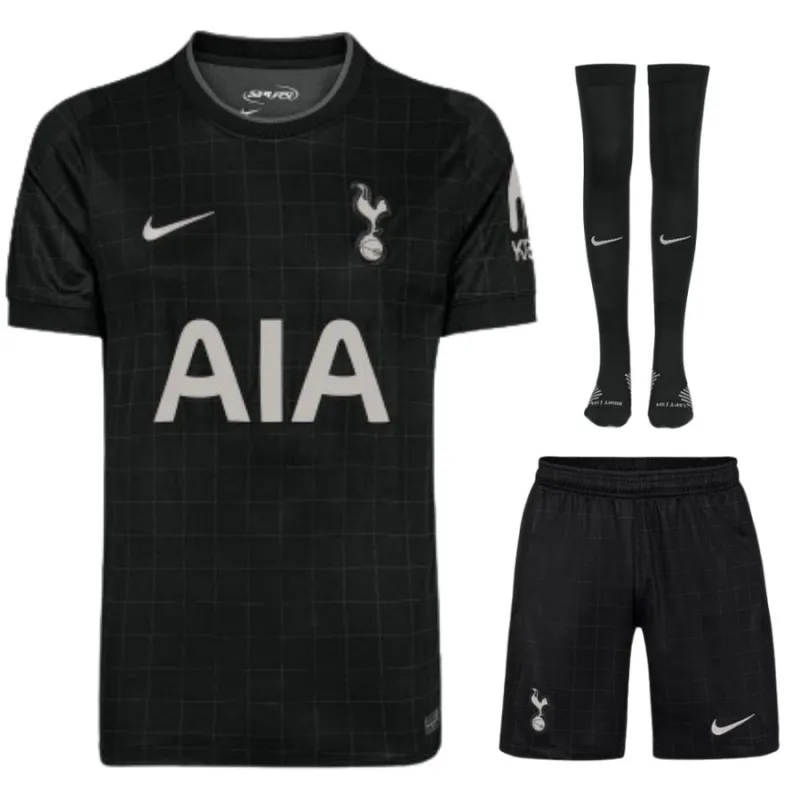Set de camiseta fuera de casa infantil del Tottenham Hotspur 2025/26 - Negro