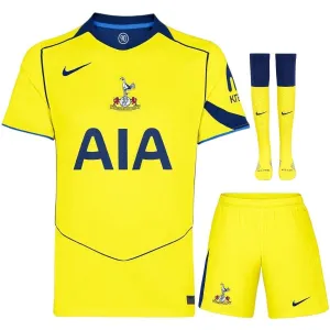 Tottenham Hotspur 2025/26 Drittes Kinder-Trikot-Set - Gelb