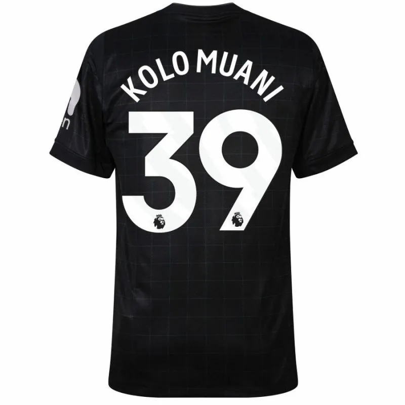 Tottenham Hotspur KOLO MUANI 2025/26 Maillot extérieur - Noir