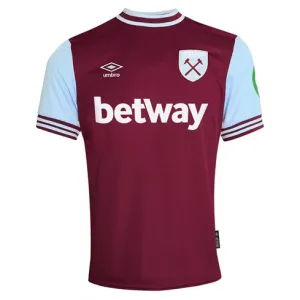 Der Heimtrikot von West Ham United für 2024/25 - Rot