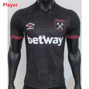 Le maillot d'extérieur - édition joueur - de West Ham United pour 2024/25 - Noir