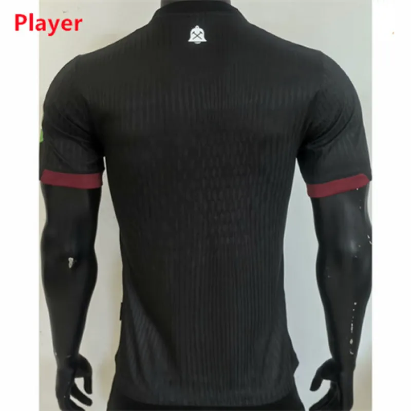 Il kit di trasferta - edizione giocatore - di West Ham United per 2024/25 - Nero