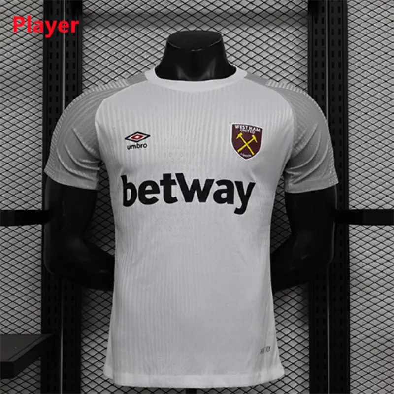 West Ham United's third kit - player edition - for 2024/25 - White