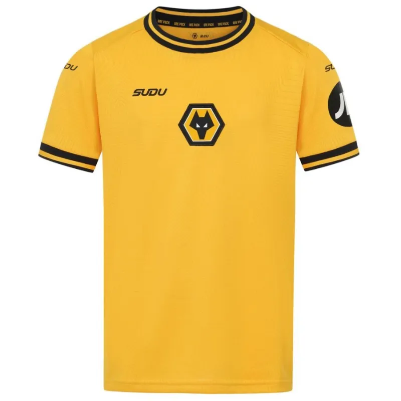 Maglia per bambini da campo di Wolverhampton Wanderers 2024/25 - Giallo