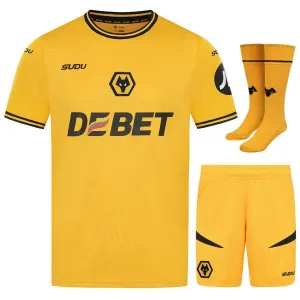 Wolverhampton Wanderers 2024/25 Heim - Kinder - Trikotset - Gelb