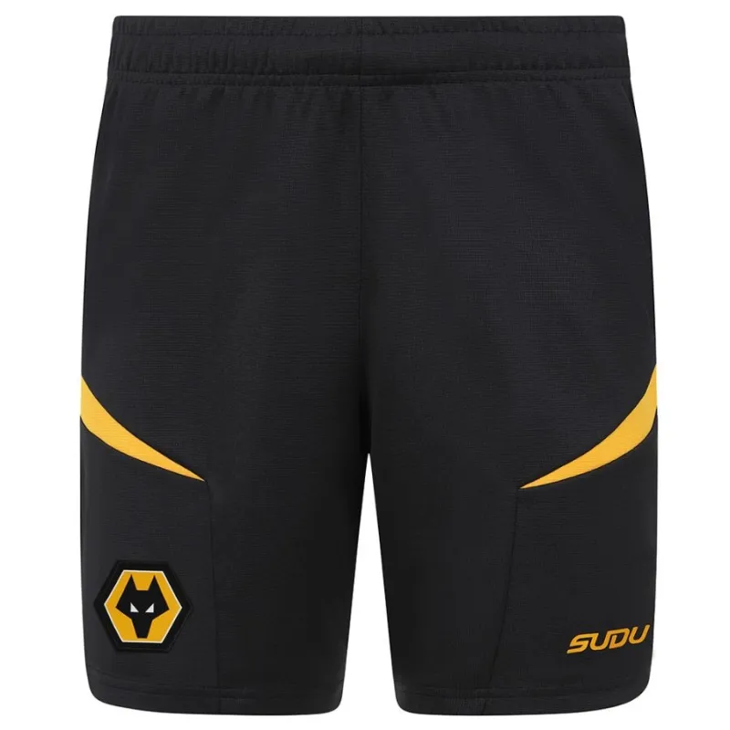 Wolverhampton Wanderers 2024/25 Auswärtsshorts - Schwarz