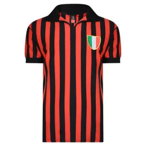 AC Milan 1963 Camiseta retro local - Roja/Negra