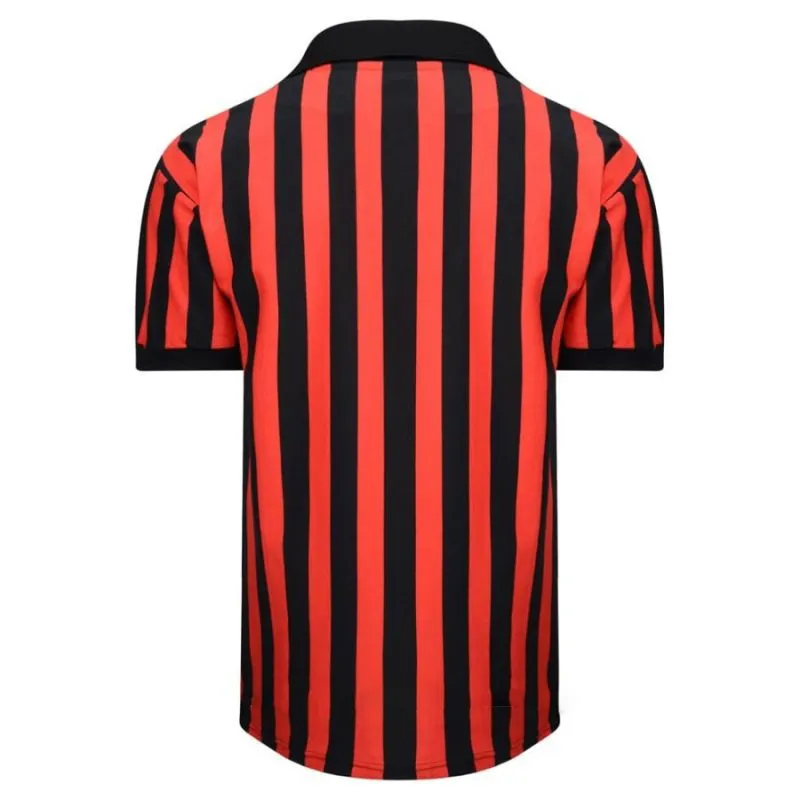 AC Milan 1963 Camiseta retro local - Roja/Negra