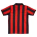 AC Milan 1990/91 Camiseta retro local - Roja/Negra