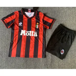 Camiseta local retro infantil AC Milan 1993/94 - Rojo