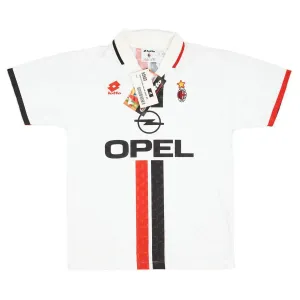 AC Milan 1995/96 Camiseta retro de visitante - Blanca