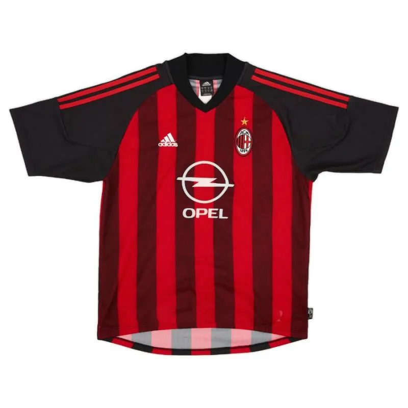 AC Milan SHEVCHENKO 2002/03 Camiseta retro local - Roja/Negra