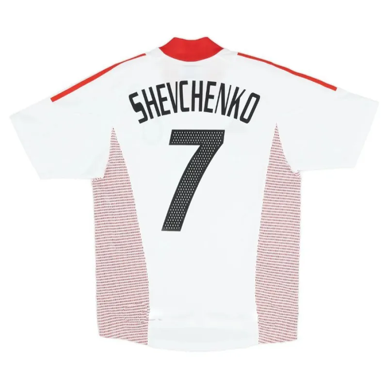 AC Milan SHEVCHENKO 2002/03 Retro Away Jersey - White