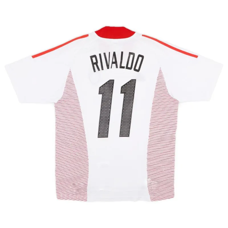AC Milan RIVALDO 2002/03 Retro Away Jersey - White