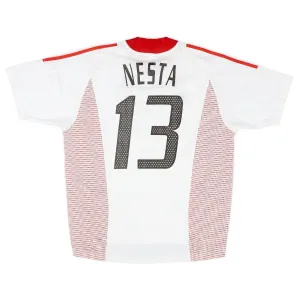 AC Milan NESTA 2002/03 Retro Away Jersey - White