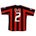 AC Milan CAFU 2003/04 Camiseta retro local - Roja/Negra