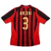 AC Milan MALDINI 2005/06 Camiseta retro local - Roja/Negra
