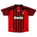 AC Milan GATTUSO 2007/08 Camiseta retro local - Roja/Negra