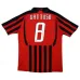 AC Milan GATTUSO 2007/08 Camiseta retro local - Roja/Negra