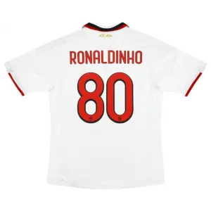 AC Milan RONALDINHO 2008/09 Retro Home Jersey - Red/Black