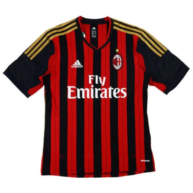 AC Milan KAKA 2013/14 Camiseta retro local - Roja/Negra