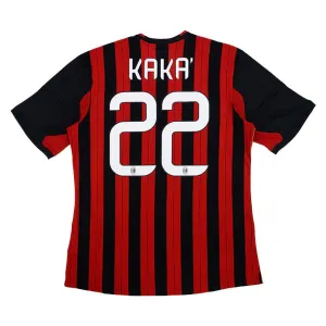 AC Milan KAKA 2013/14 Camiseta retro local - Roja/Negra
