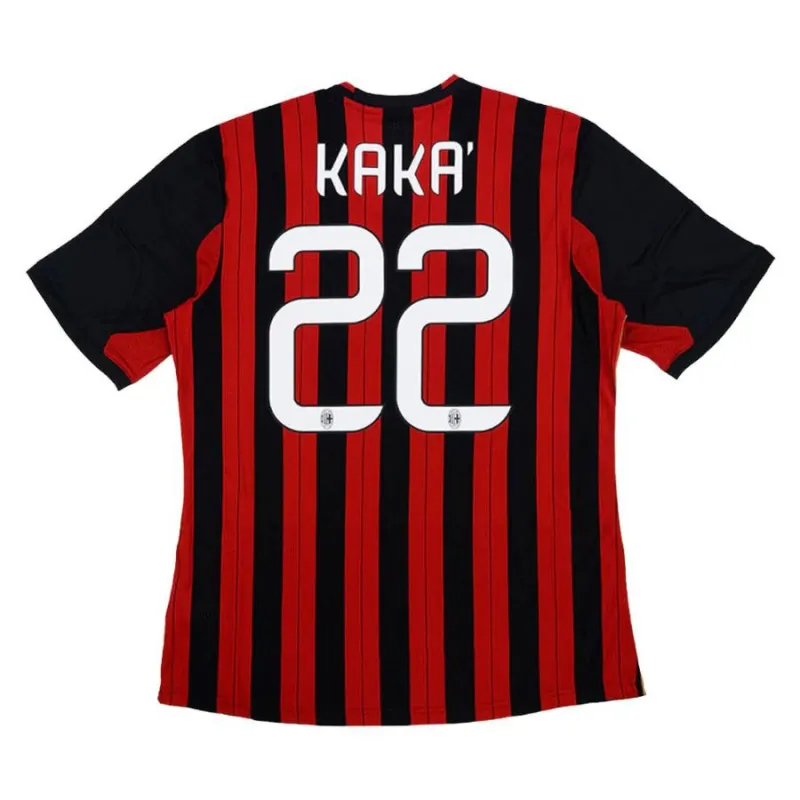AC Milan KAKA 2013/14 Camiseta retro local - Roja/Negra