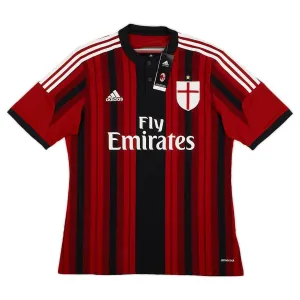 AC Milan 2014/15 Camiseta retro local - Roja/Negra