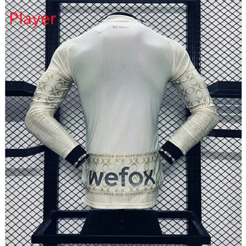 AC Milan Langarm - Trikot 2024/25 - Spieler - Weiß
