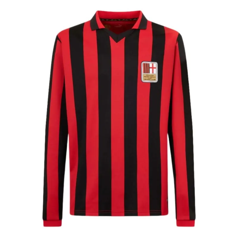 AC Milan Langärmel-Trikot 2024/25 - Gedenk - Rot