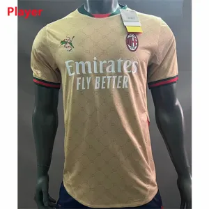 Camiseta 2024/25 del AC Milan - GUCCI - Jugador - Amarillo