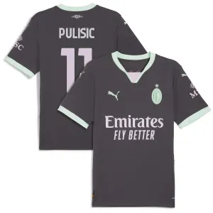 Tercera camiseta 2024/25 del AC Milan de Christian Pulisic - Gris carbón