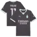 Christian Pulisics AC Milan 2024/25 Drittes Trikot - Kohlenstoffgrau