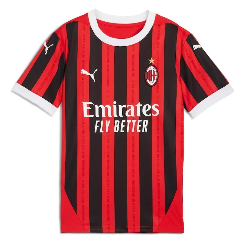 Camiseta de casa del AC Milan 2024/25 para niños - Roja