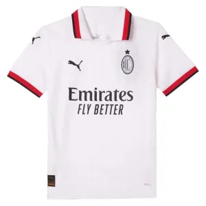 Camiseta de visita del AC Milan 2024/25 para niños - Blanca