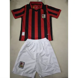 Camiseta conmemorativa de los niños del AC Milan 2024/25 de manga larga - Roja