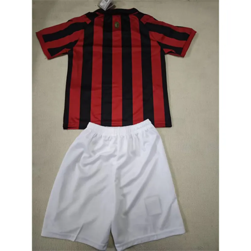 Camiseta conmemorativa de los niños del AC Milan 2024/25 de manga larga - Roja