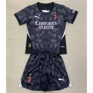 Camiseta de portero para niños del AC Milan 2024/25 - Negra