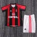 Camiseta local retro infantil AC Milan 1998/99 - Rojo