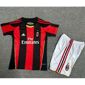 Camiseta local retro infantil AC Milan 2010/11 - Rojo
