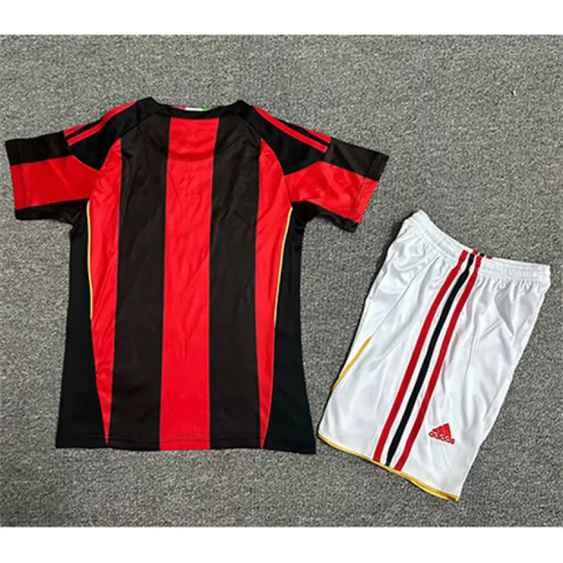 Camiseta local retro infantil AC Milan 2010/11 - Rojo