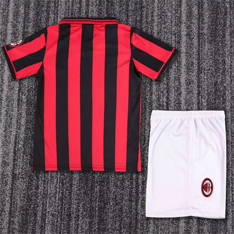 Maillot domicile retro enfant AC Milan 1996/97 - Rouge