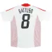 Camiseta retro de visita núm. 8 del AC Milan 2002/03 - Blanca, Gennaro Gattuso