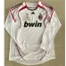 Camiseta retro de visitante de mangas largas del AC Milan 2006/07 - Blanca